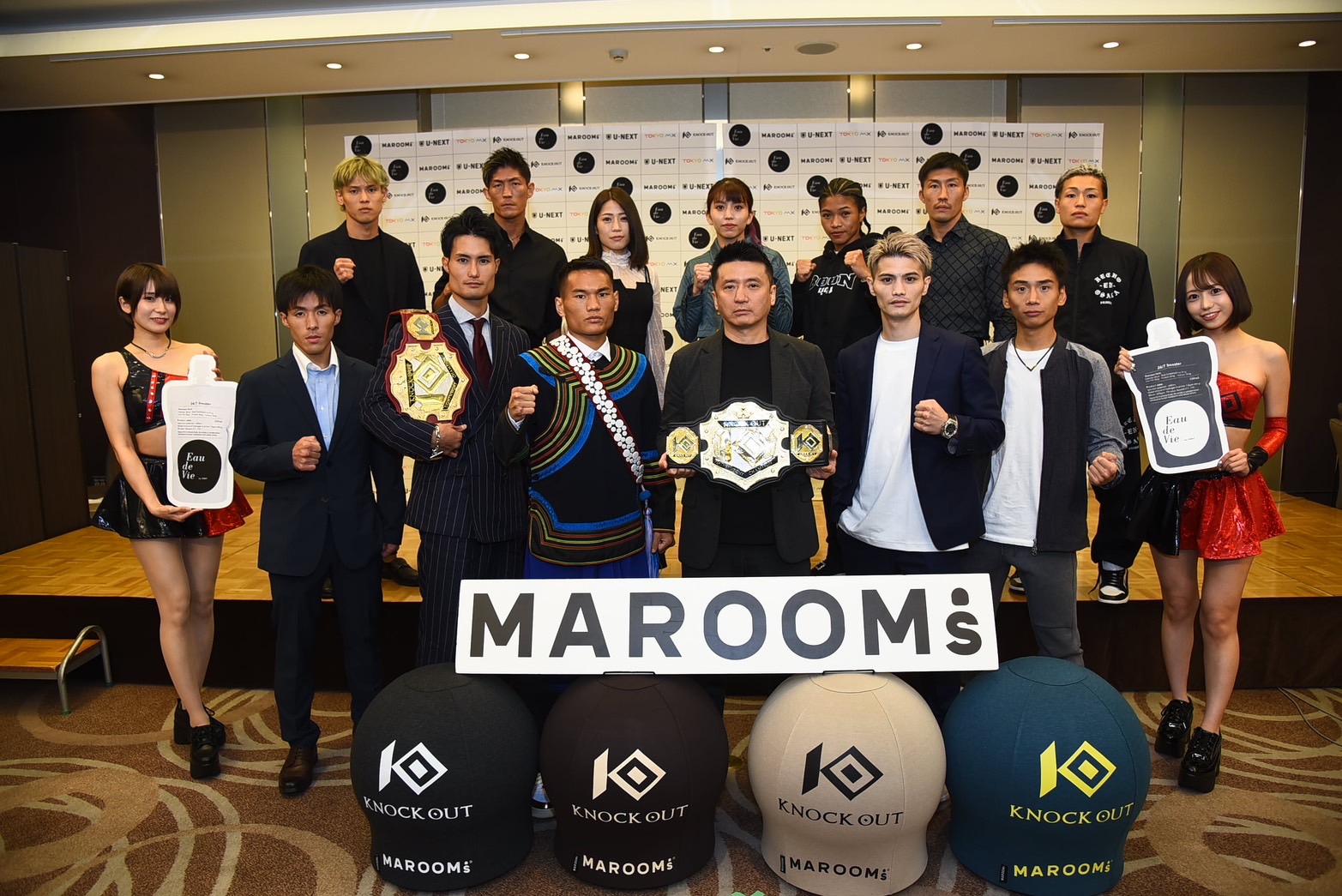 10.12 MAROOMS presents KNOCK OUT 2024 vol.5｜公式計量・会見レポート