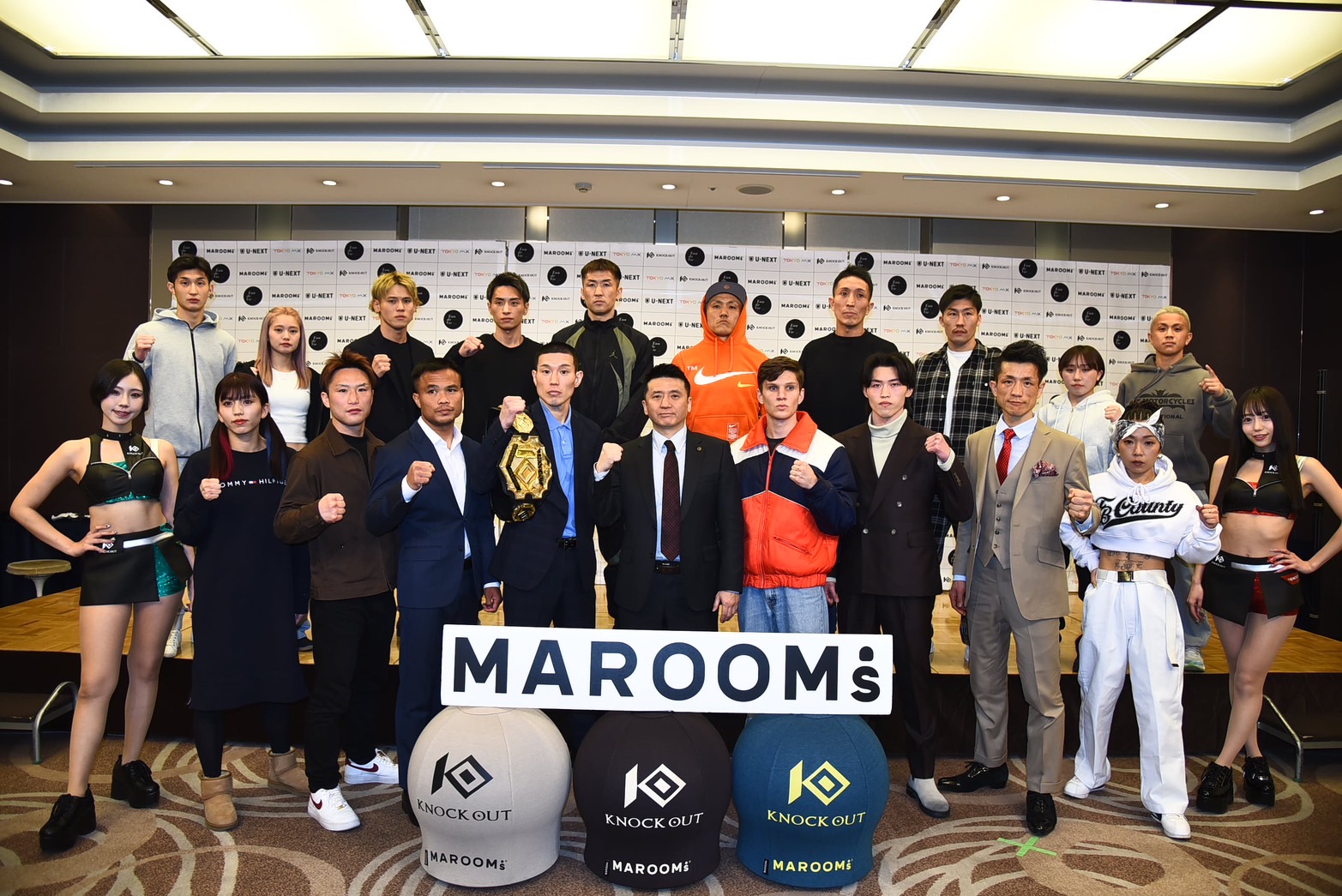 2.9 MAROOMS presents KNOCK OUT 2025 vol.1｜公式計量・会見レポート