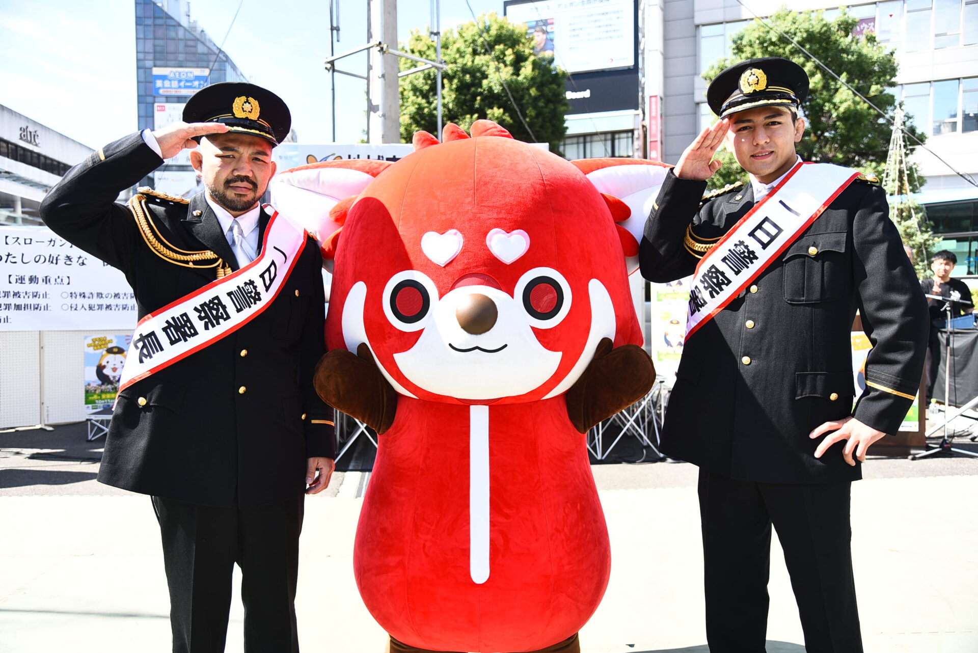 武蔵野警察署一日署長として「特殊詐欺防犯イベント」に渡慶次幸平、鈴木千裕が参加！
