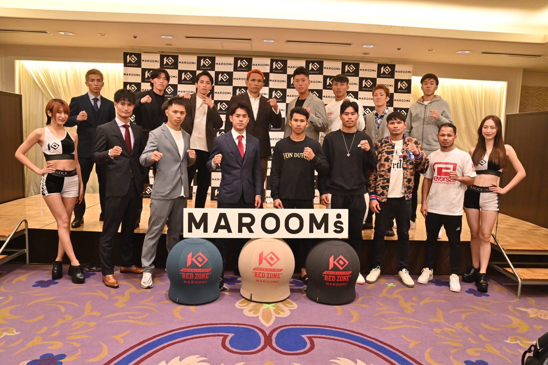 11.5 MAROOMS presents KNOCK OUT 2023 vol.5｜公式計量・会見レポート