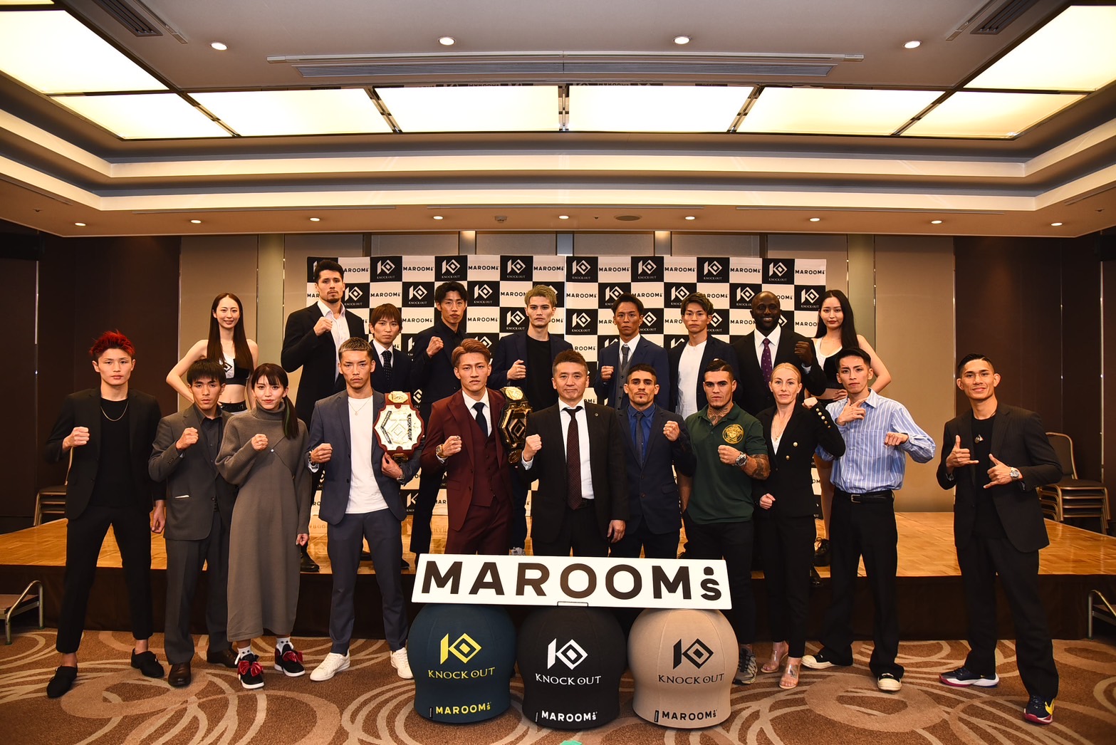 12.9 MAROOMS presents KNOCK OUT 2023 vol.6｜公式計量・会見レポート