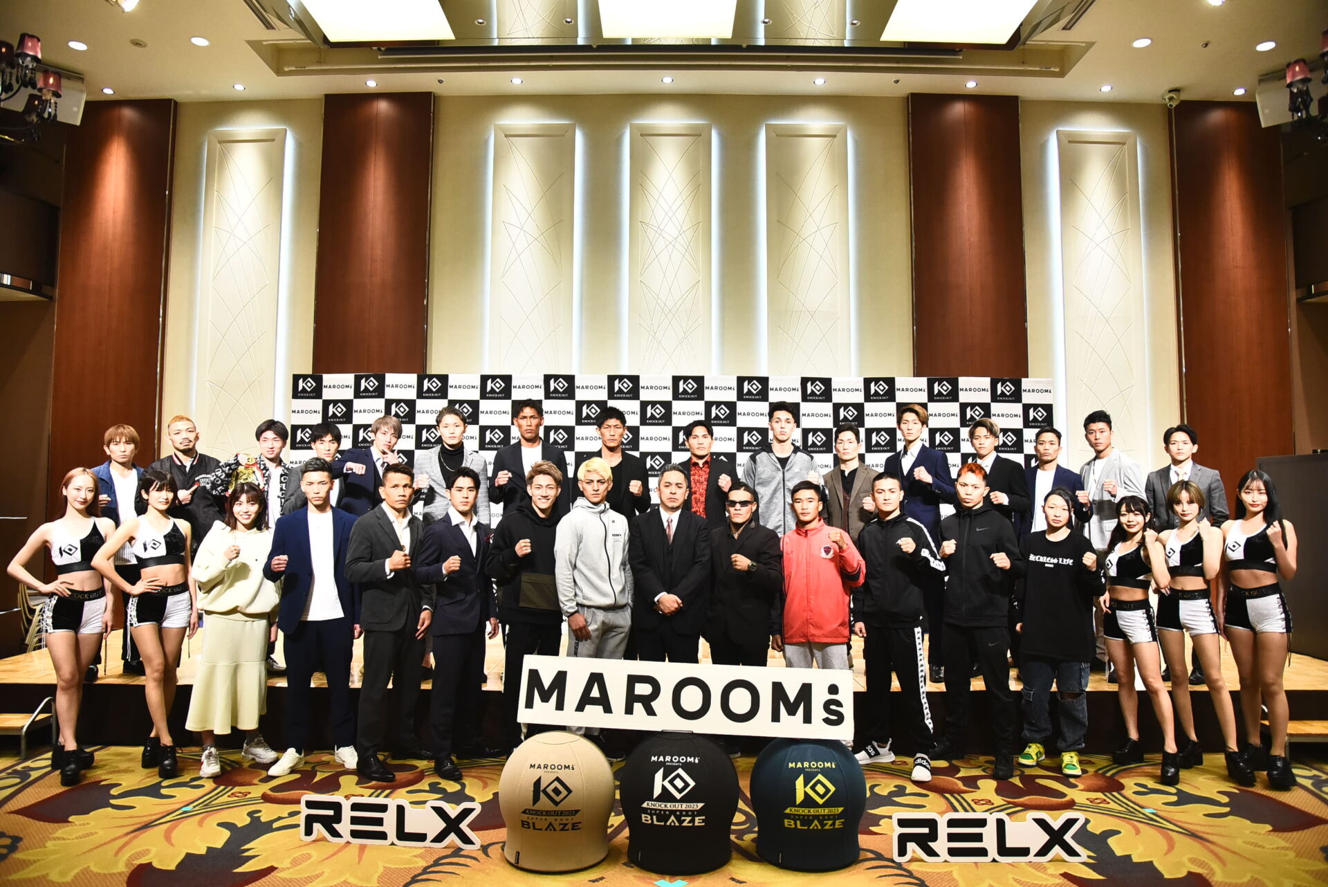 3.5 MAROOMS presents KNOCK OUT 2023 SUPER BOUT “BLAZE”｜公式計量・会見レポート
