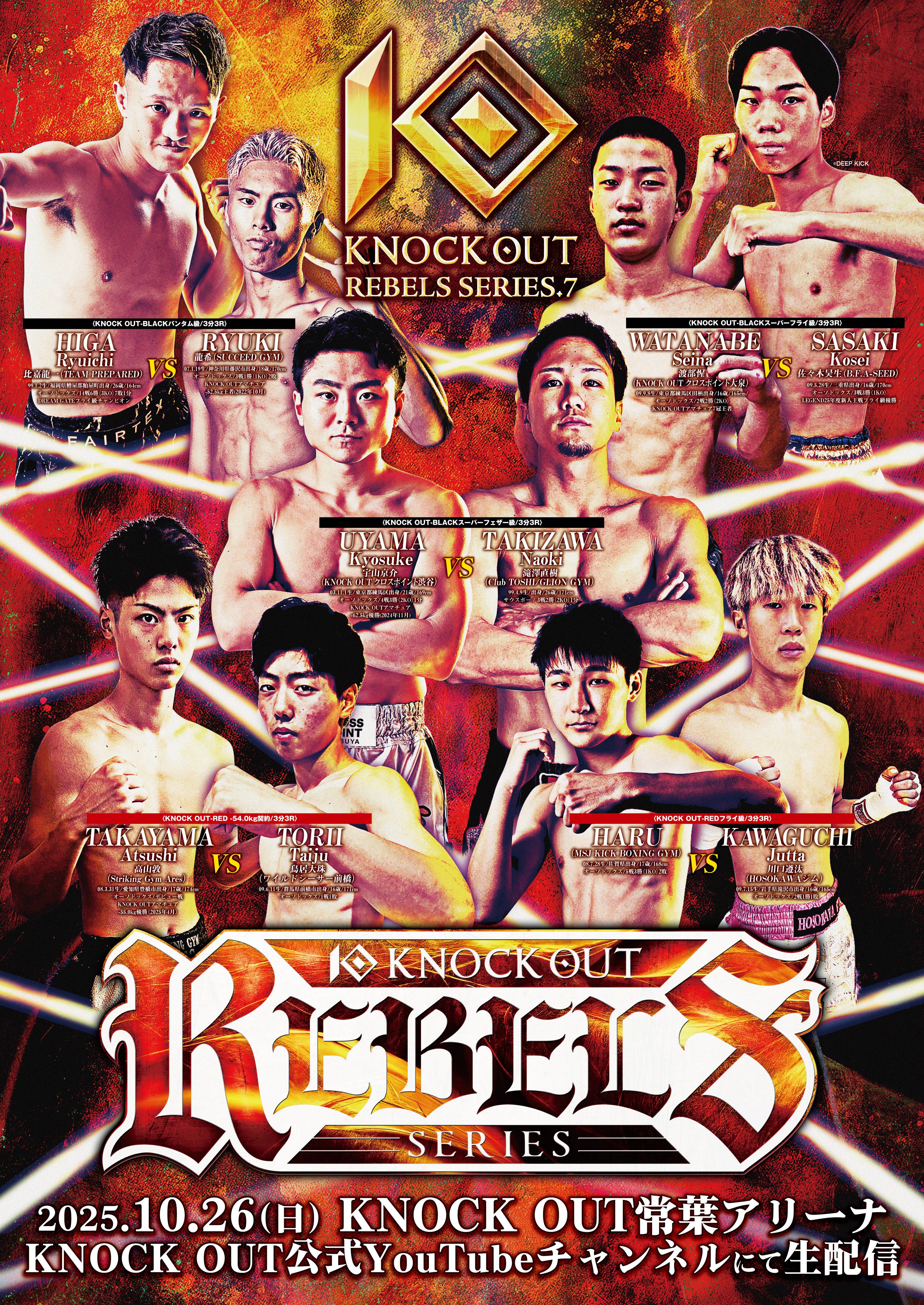 KNOCK OUT REBELS SERIES.7