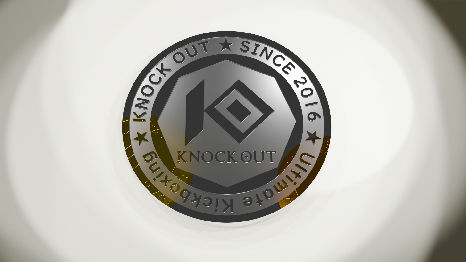KNOCK OUT コイン SILVER