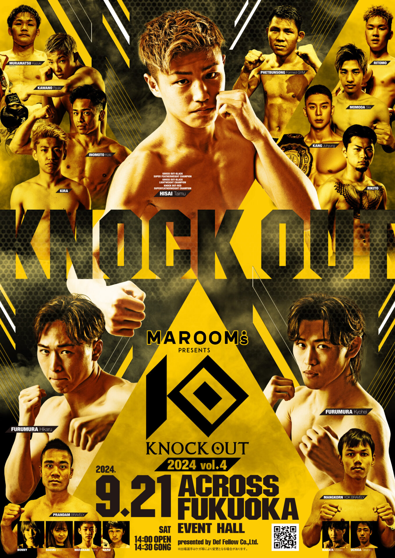 14913MAROOMS presents KNOCK OUT 2024 vol.4